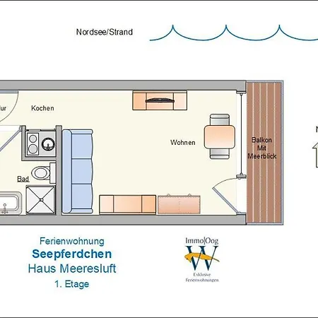 Apartament Seepferdchen - Kuscheliges Mit Meerblick-balkon
